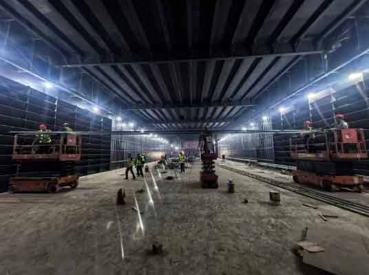 室内智慧靶场开工建设施工现场射击训练方舱